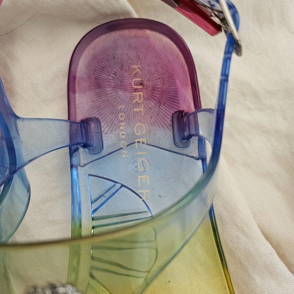 Kurt Geiger London Maddison jelly rainbow sandal - Picture 3 of 4